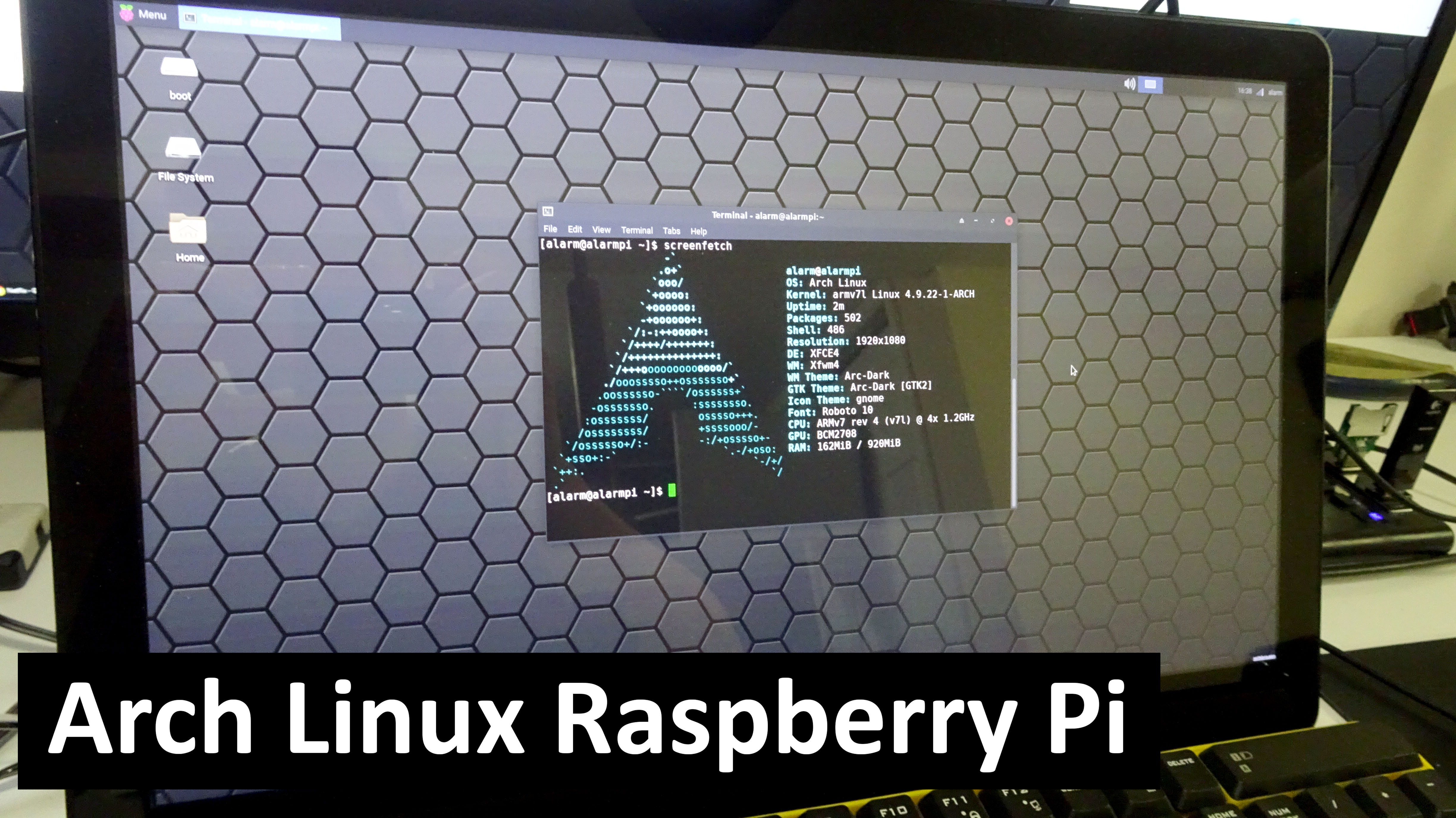 Installing Arch Linux on Raspberry Pi